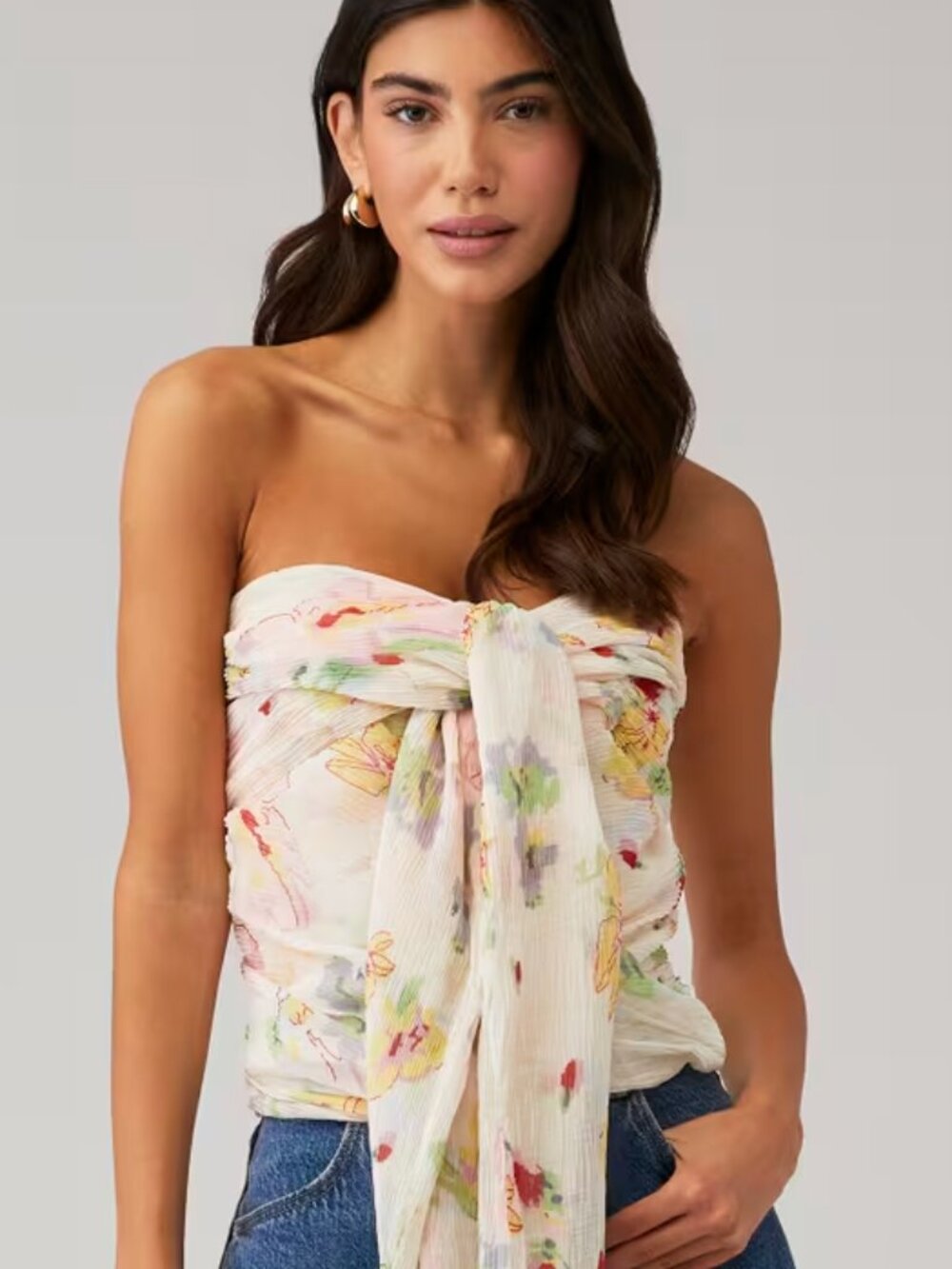 NWT For Love & Lemons Abby top size XS!